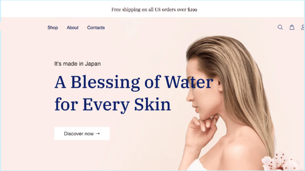 D2C BeautyWebsite